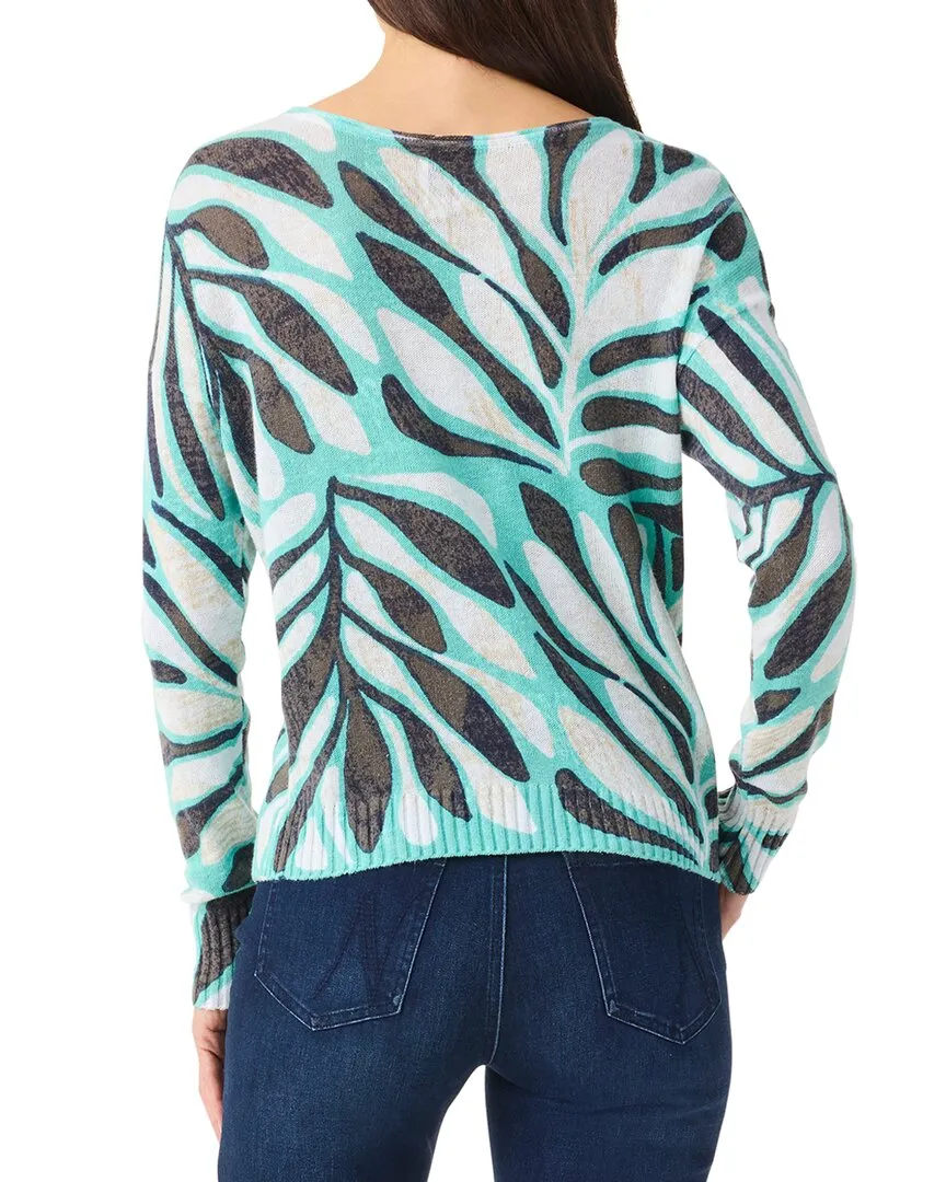 NIC ZOE Petite Flora Grid Supersoft Sweater