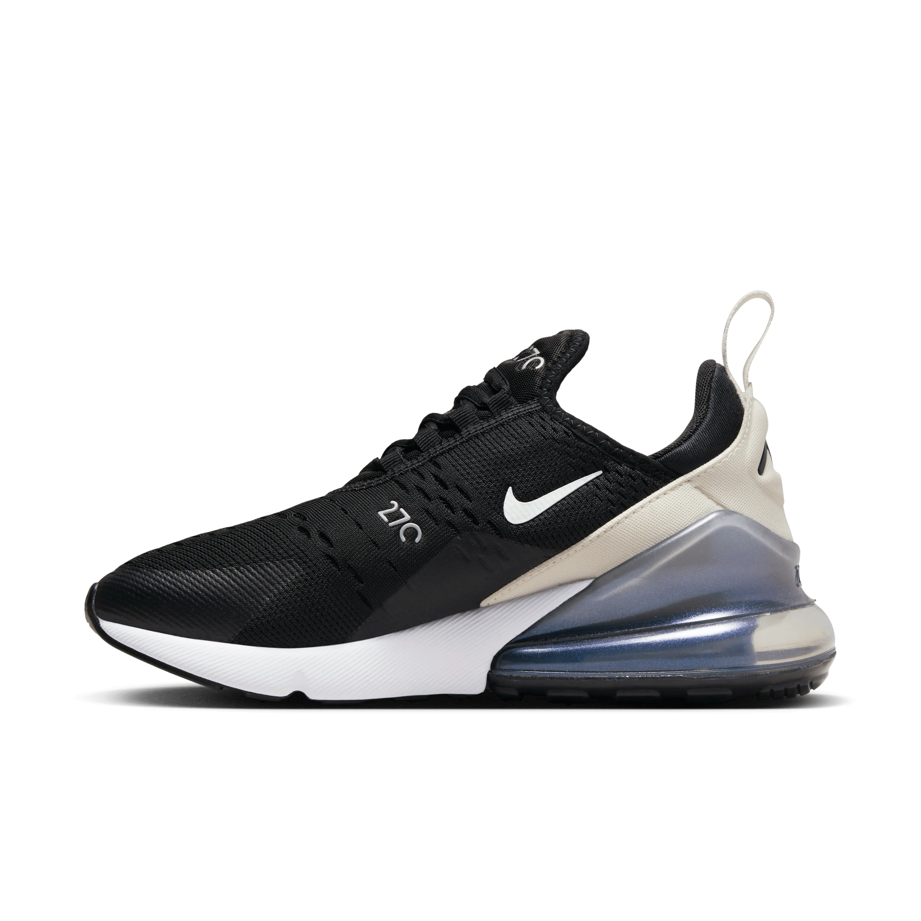 Nike - Men's Sweatpants,Women's Sweatpants,Jogger Sweatpants,Fleece Lined Sweatpants,Tapered Sweatpants Men,Custom Logo Sweatpants,Organic Cotton Sweatpants,Plus Size Women's Sweatpants Women - Air Max 270 - Black/Metallic Silver/Phantom