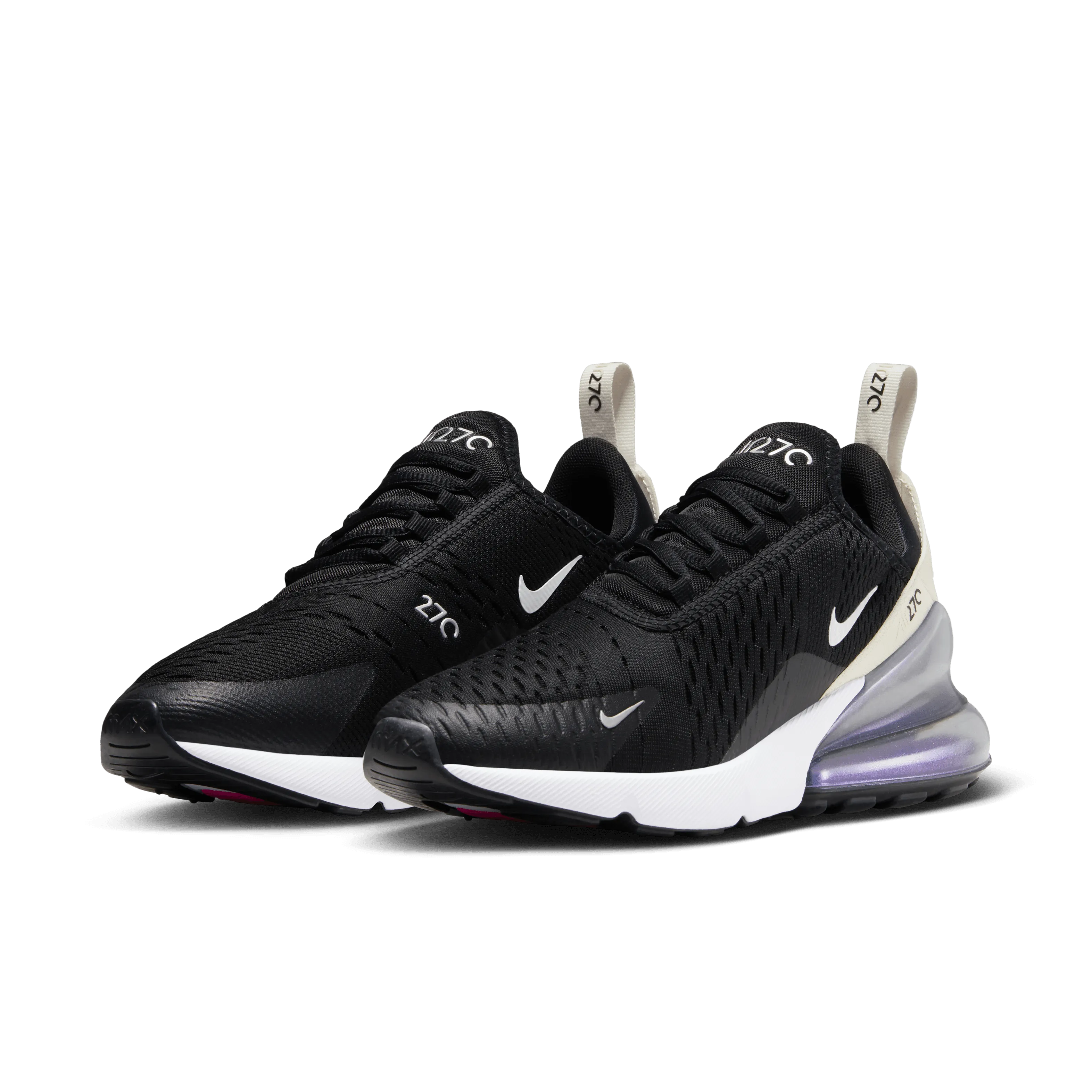 Nike - Men's Sweatpants,Women's Sweatpants,Jogger Sweatpants,Fleece Lined Sweatpants,Tapered Sweatpants Men,Custom Logo Sweatpants,Organic Cotton Sweatpants,Plus Size Women's Sweatpants Women - Air Max 270 - Black/Metallic Silver/Phantom