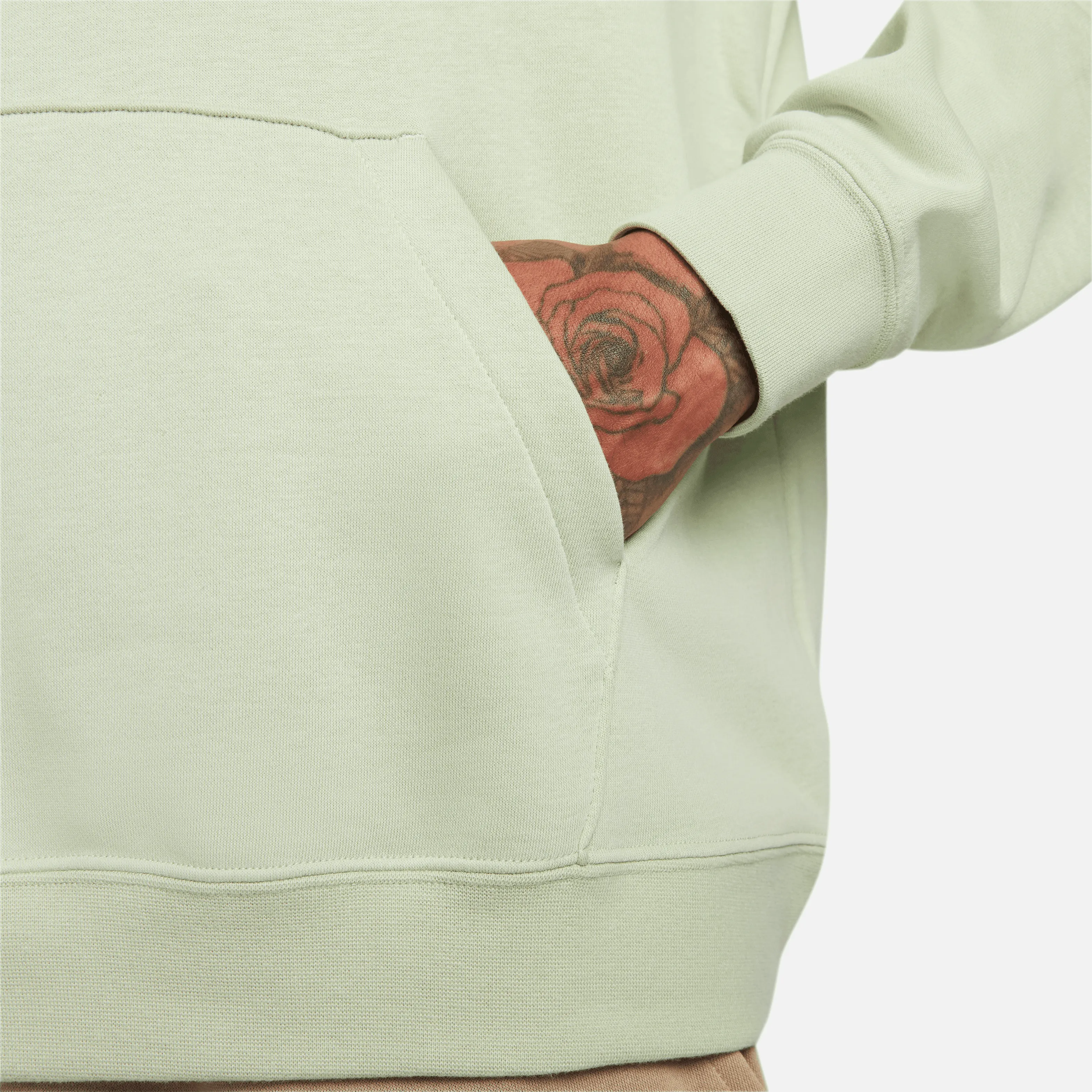 Nike - Men's Sweatpants,Women's Sweatpants,Jogger Sweatpants,Fleece Lined Sweatpants,Tapered Sweatpants Men,Custom Logo Sweatpants,Organic Cotton Sweatpants,Plus Size Women's Sweatpants Women - Club Pullover Hoodie - Honeydew/White