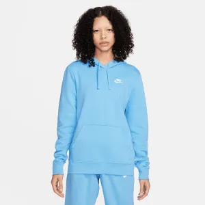 Nike - Men's Sweatpants,Women's Sweatpants,Jogger Sweatpants,Fleece Lined Sweatpants,Tapered Sweatpants Men,Custom Logo Sweatpants,Organic Cotton Sweatpants,Plus Size Women's Sweatpants Women - Club Pullover Hoodie - University Blue/White