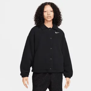Nike - Men's Sweatpants,Women's Sweatpants,Jogger Sweatpants,Fleece Lined Sweatpants,Tapered Sweatpants Men,Custom Logo Sweatpants,Organic Cotton Sweatpants,Plus Size Women's Sweatpants Women - Collared Sherpa Jacket - Black/Sail