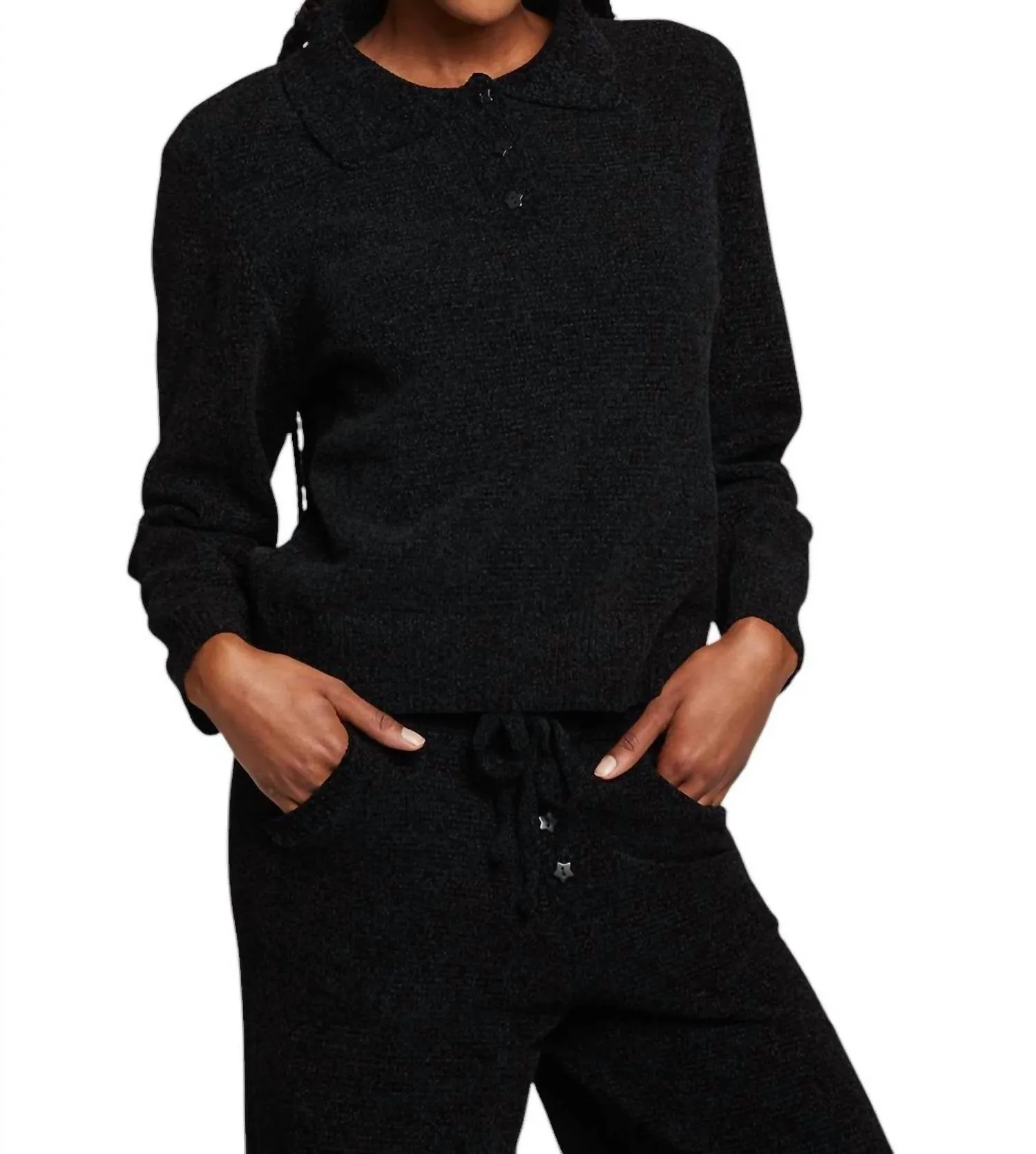 Noe Pullover Sweater In Licorice