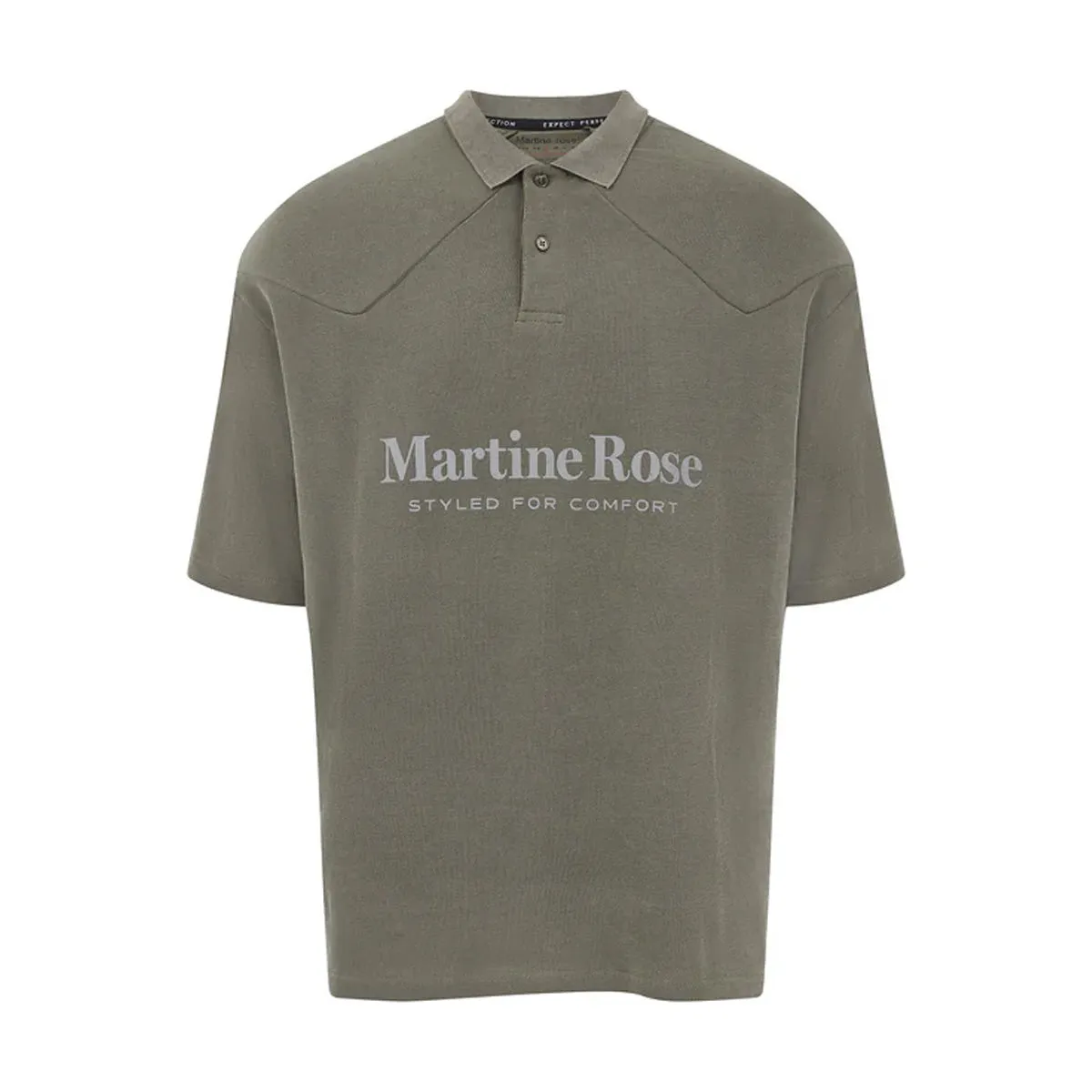 Padded Polo 'Green Khaki Marlboro'