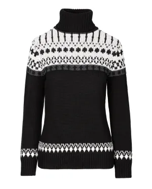 Pajar Womens Slope Turtleneck Jacquard Sweater