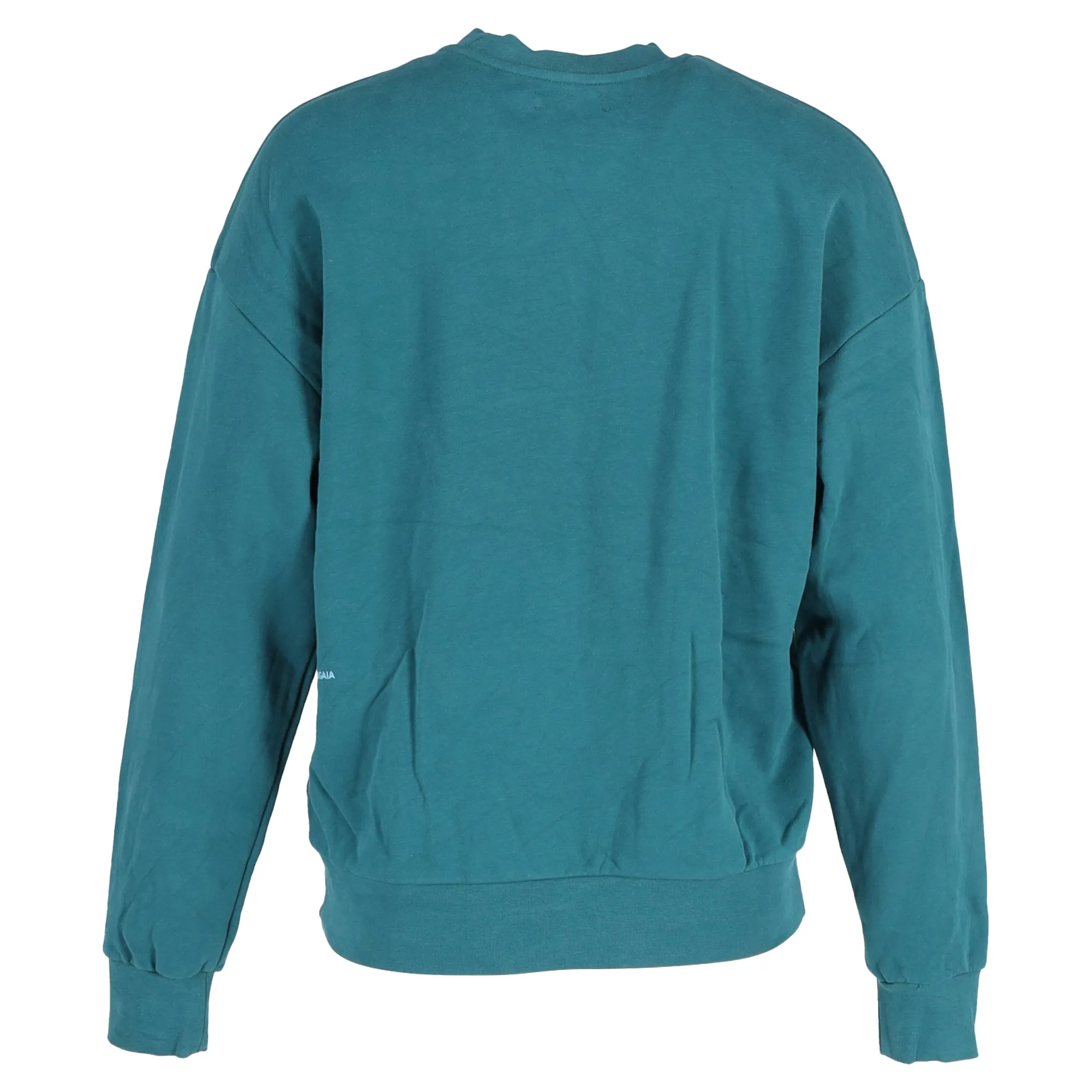 Pangaia 365 Midweight Sweatshirt in Blue Green Cotton