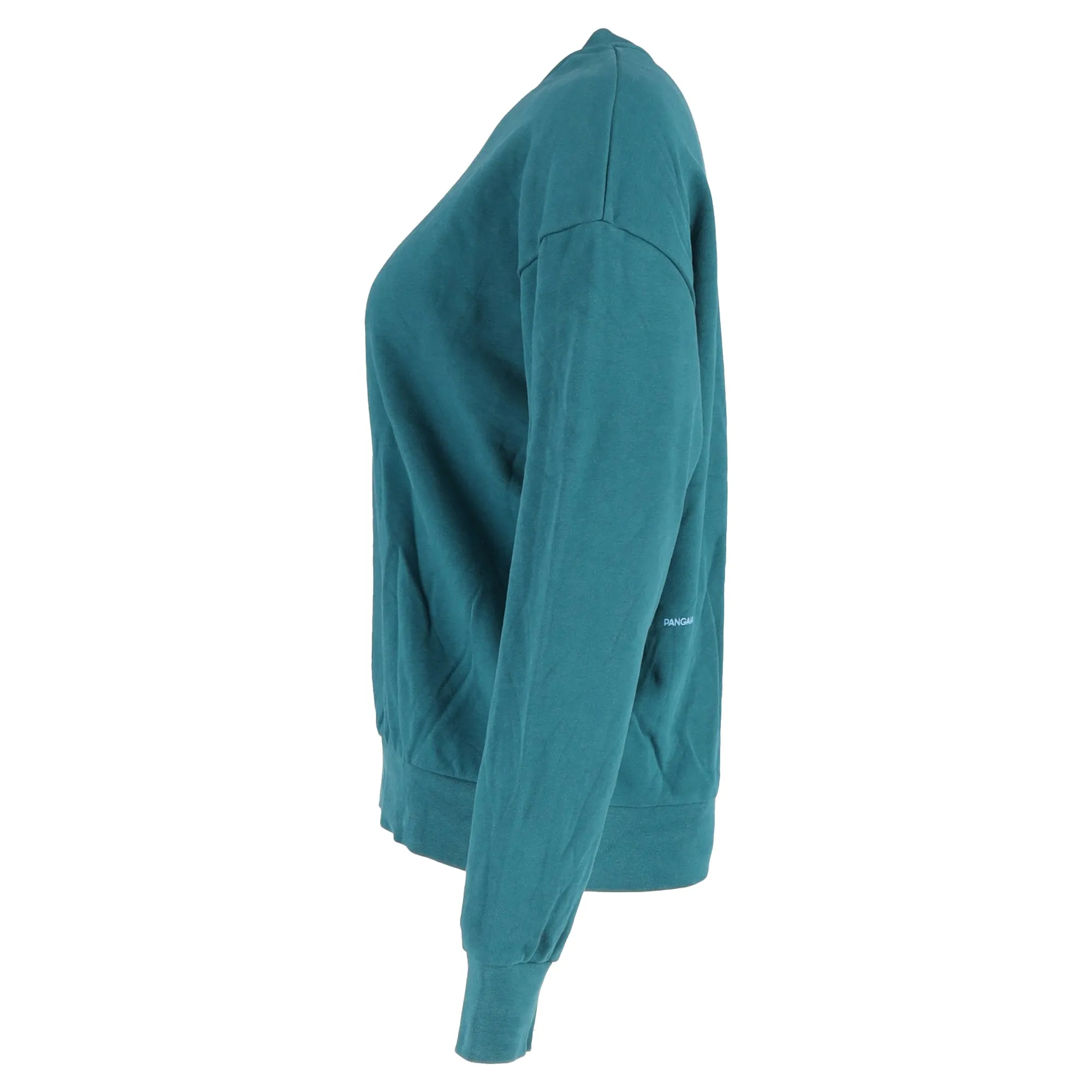Pangaia 365 Midweight Sweatshirt in Blue Green Cotton