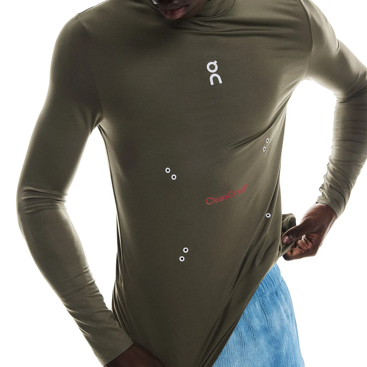   PLEASURES   The LOOP Running Supply L/S Tee 'Olive'