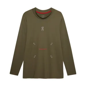   PLEASURES   The LOOP Running Supply L/S Tee 'Olive'