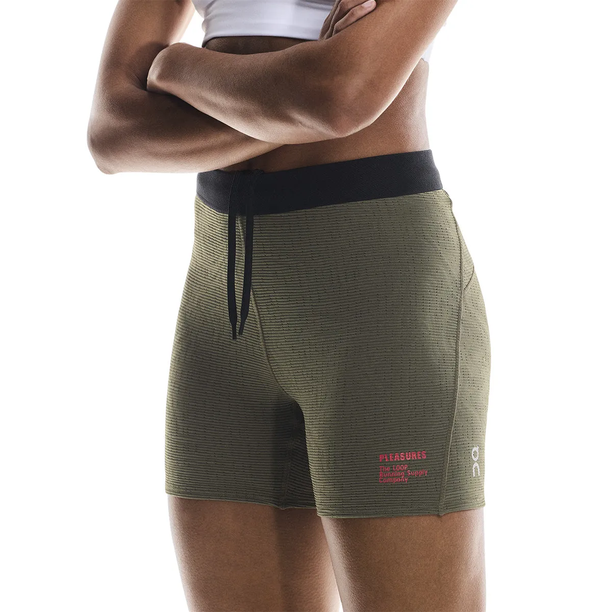   PLEASURES   The LOOP Running Supply Wmns Tights 'Olive'