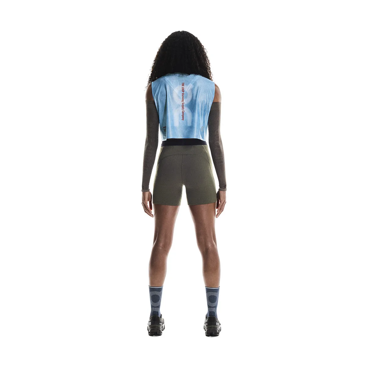   PLEASURES   The LOOP Running Supply Wmns Tights 'Olive'