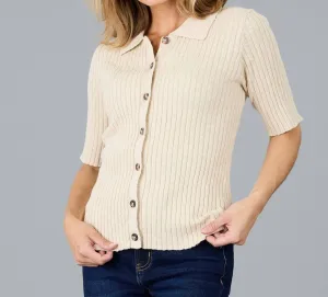 Prep Sweater In Parchment
