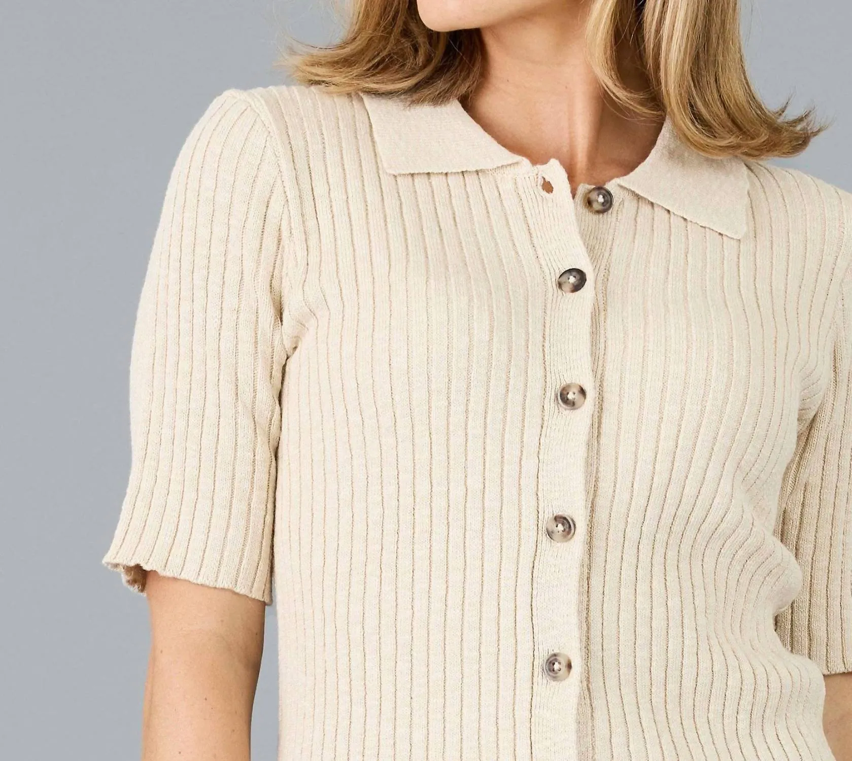 Prep Sweater In Parchment
