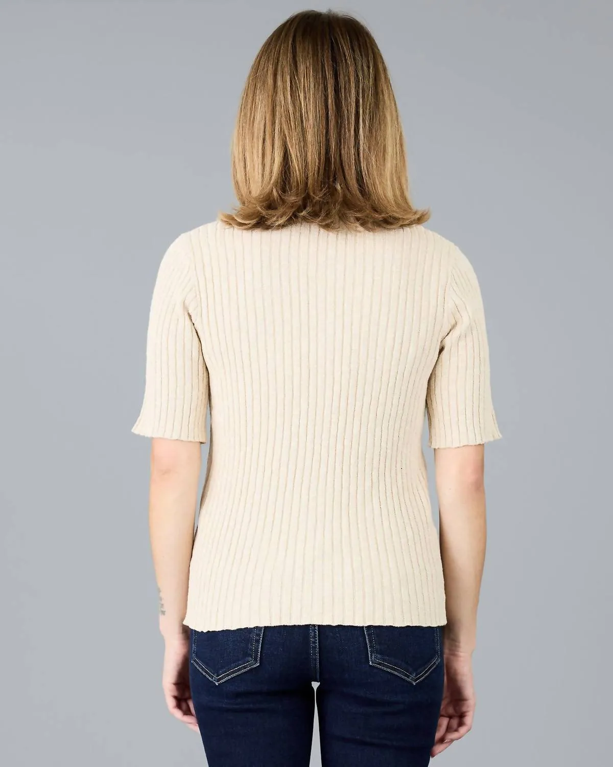 Prep Sweater In Parchment