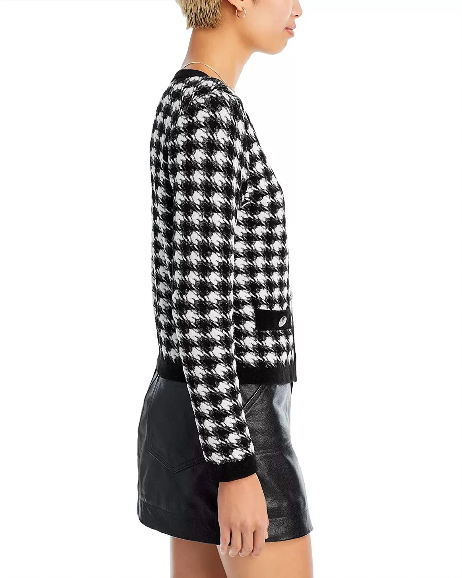Primrose Cardigan In Black/white