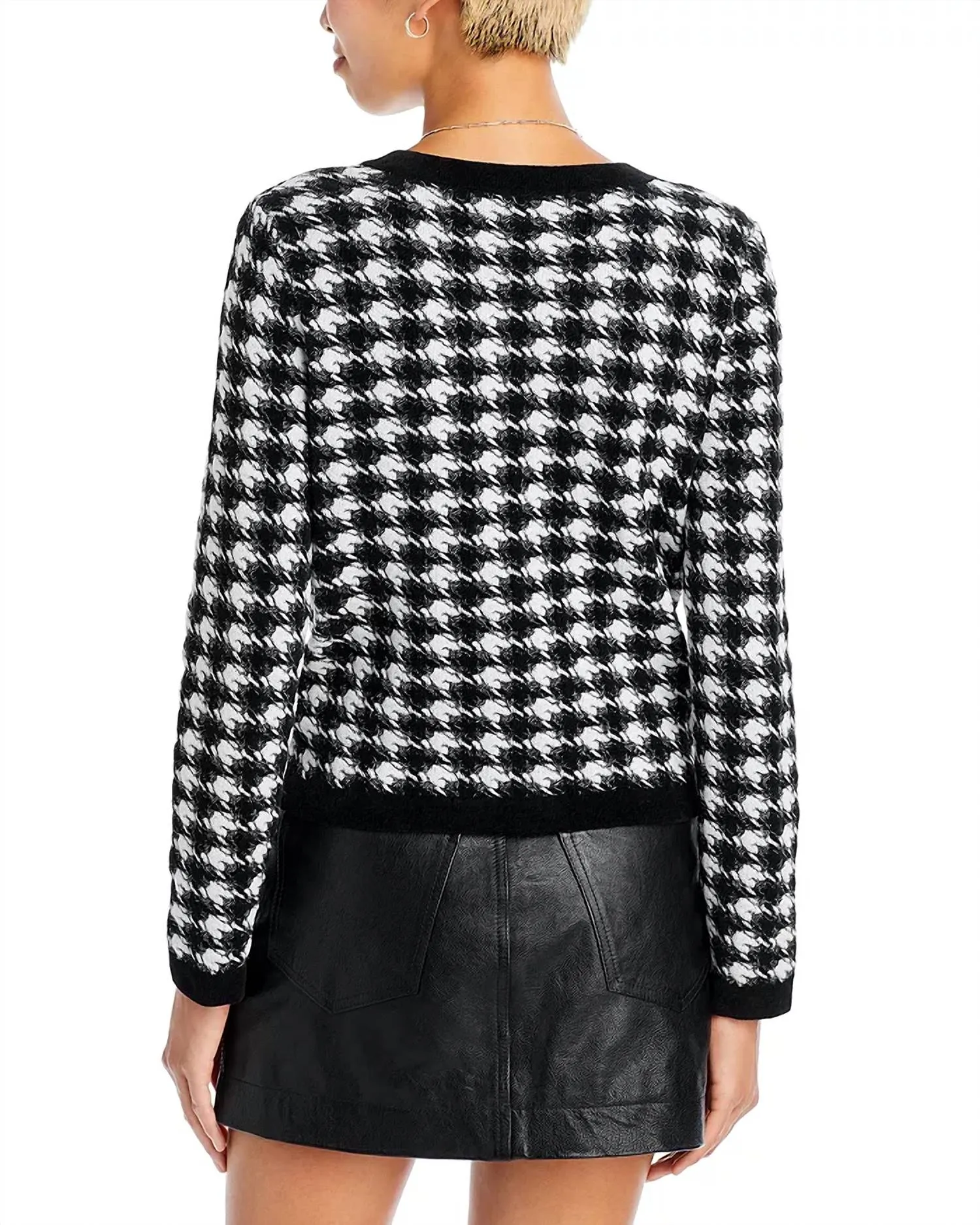 Primrose Cardigan In Black/white