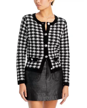 Primrose Cardigan In Black/white
