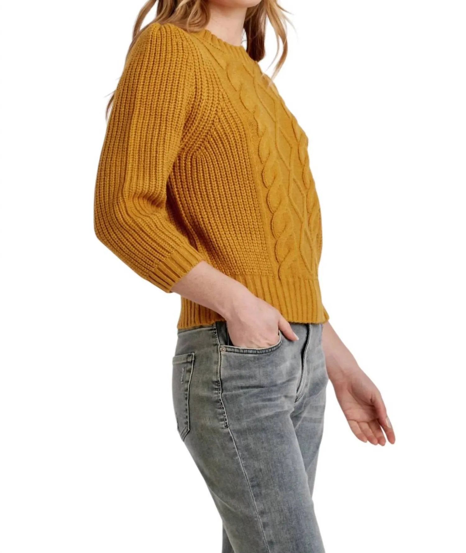 Priya Sweater In Ochre