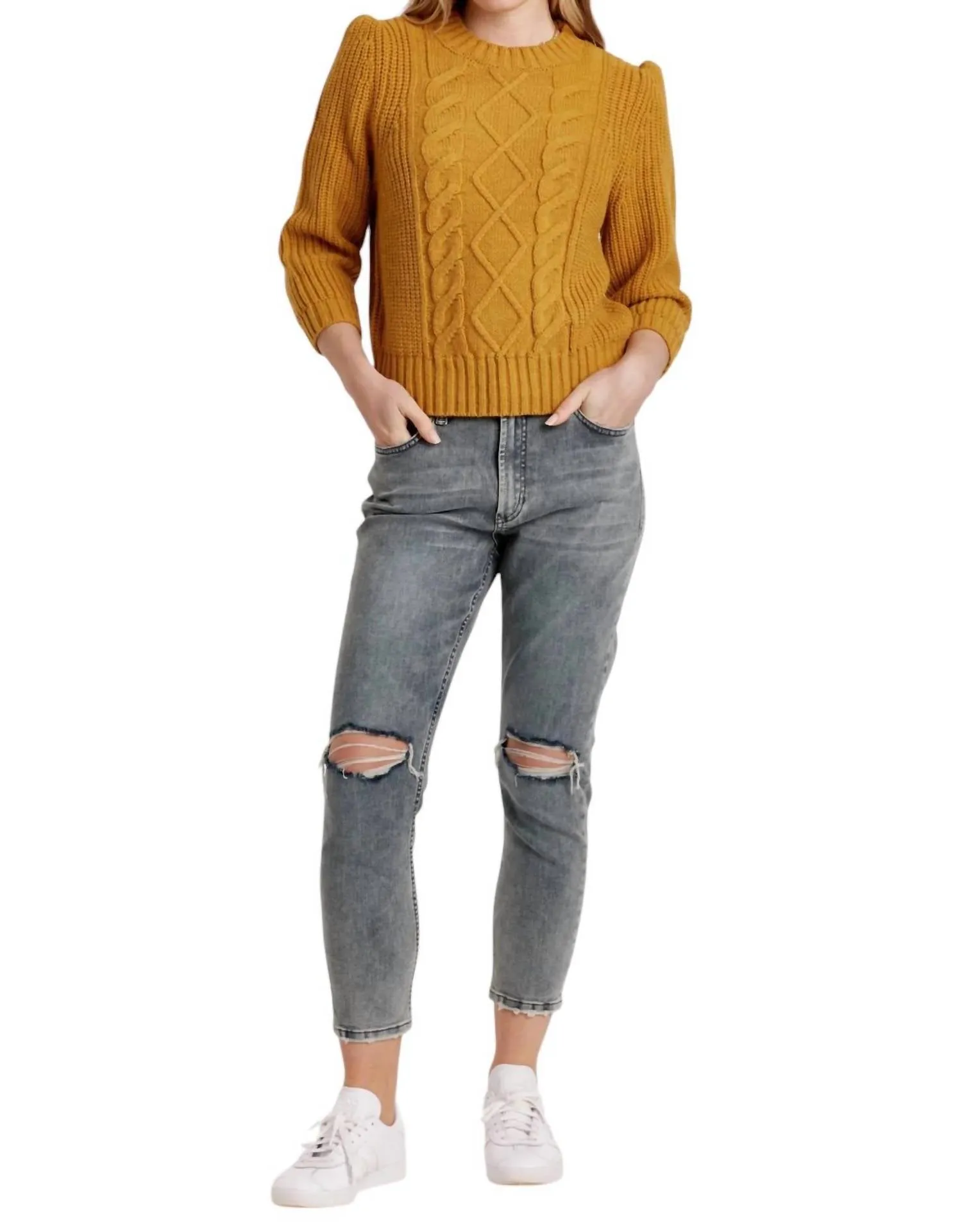 Priya Sweater In Ochre