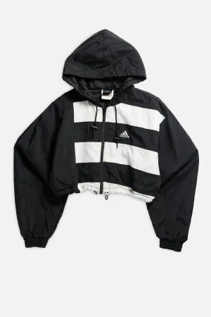 Rework Adidas Crop Track Jacket - XL