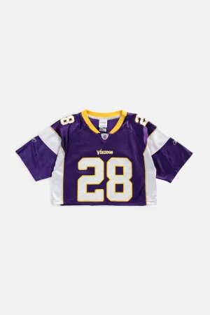 Rework Crop Minnesota Vikings NFL Jersey - S