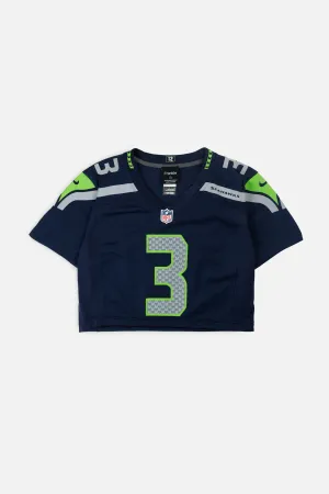 Rework Crop Seattle Seahawks NFL Jersey - S
