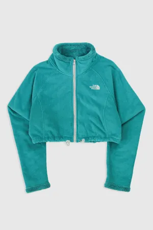 Rework North Face Crop Fleece Jacket - L