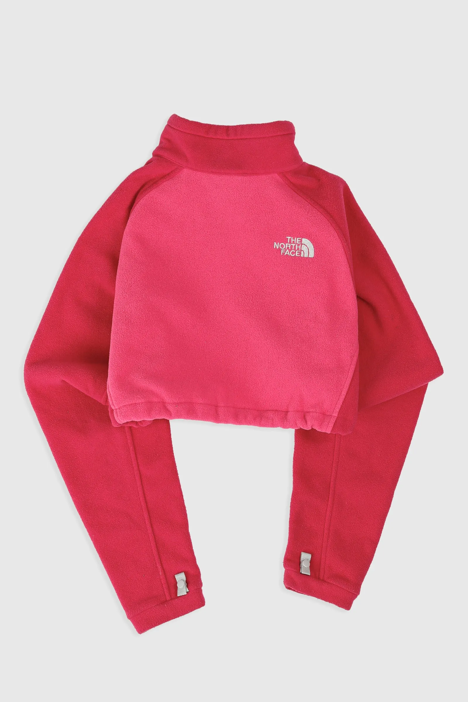Rework North Face Crop Fleece Jacket - M