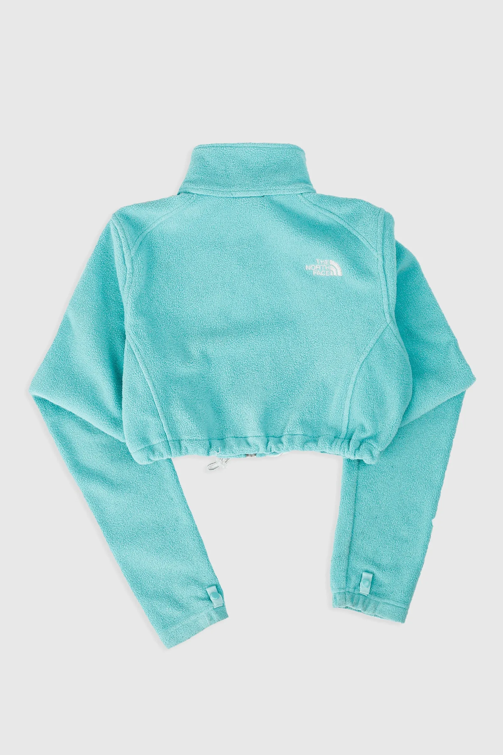 Rework North Face Crop Fleece Jacket - S