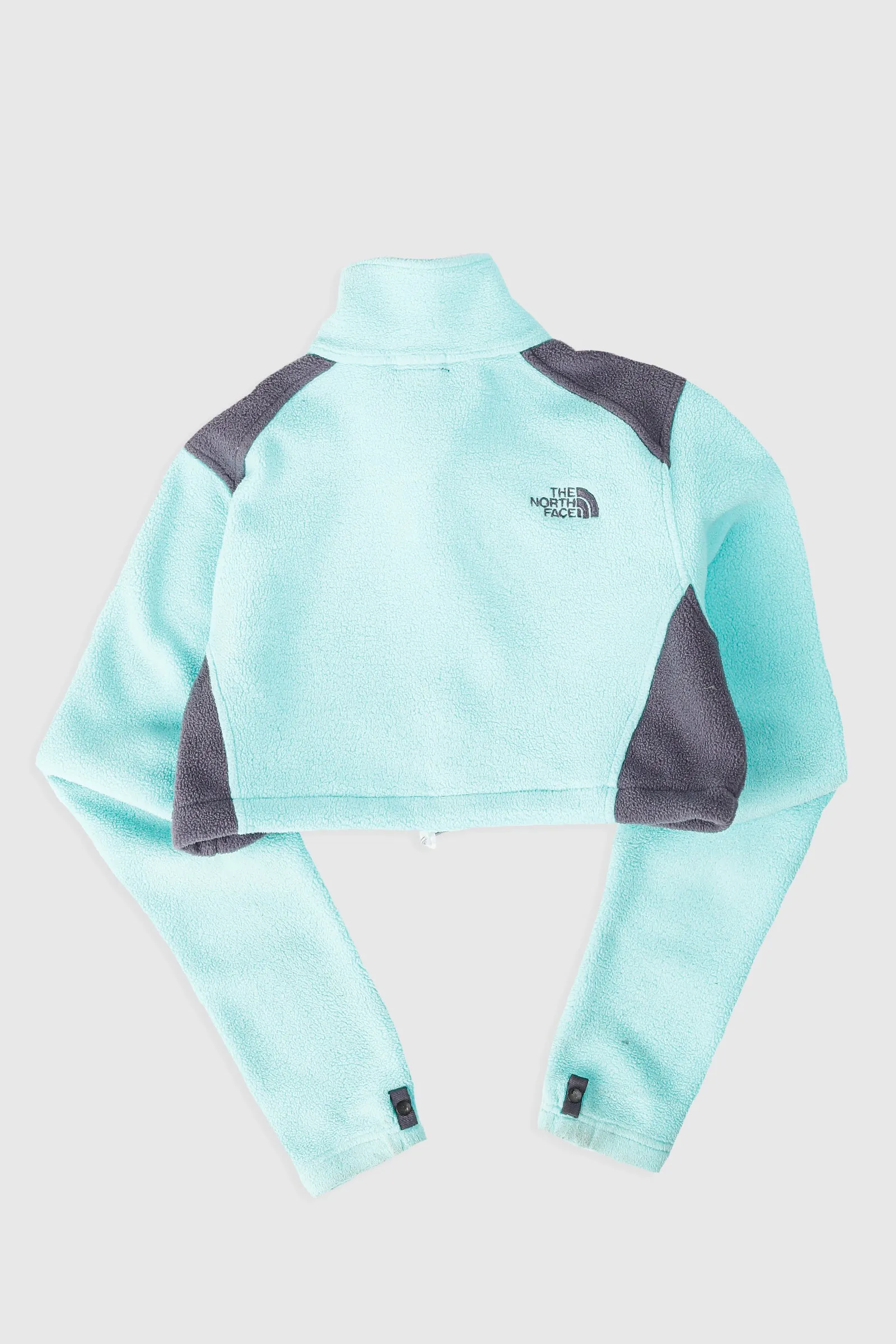 Rework North Face Crop Fleece Jacket - S