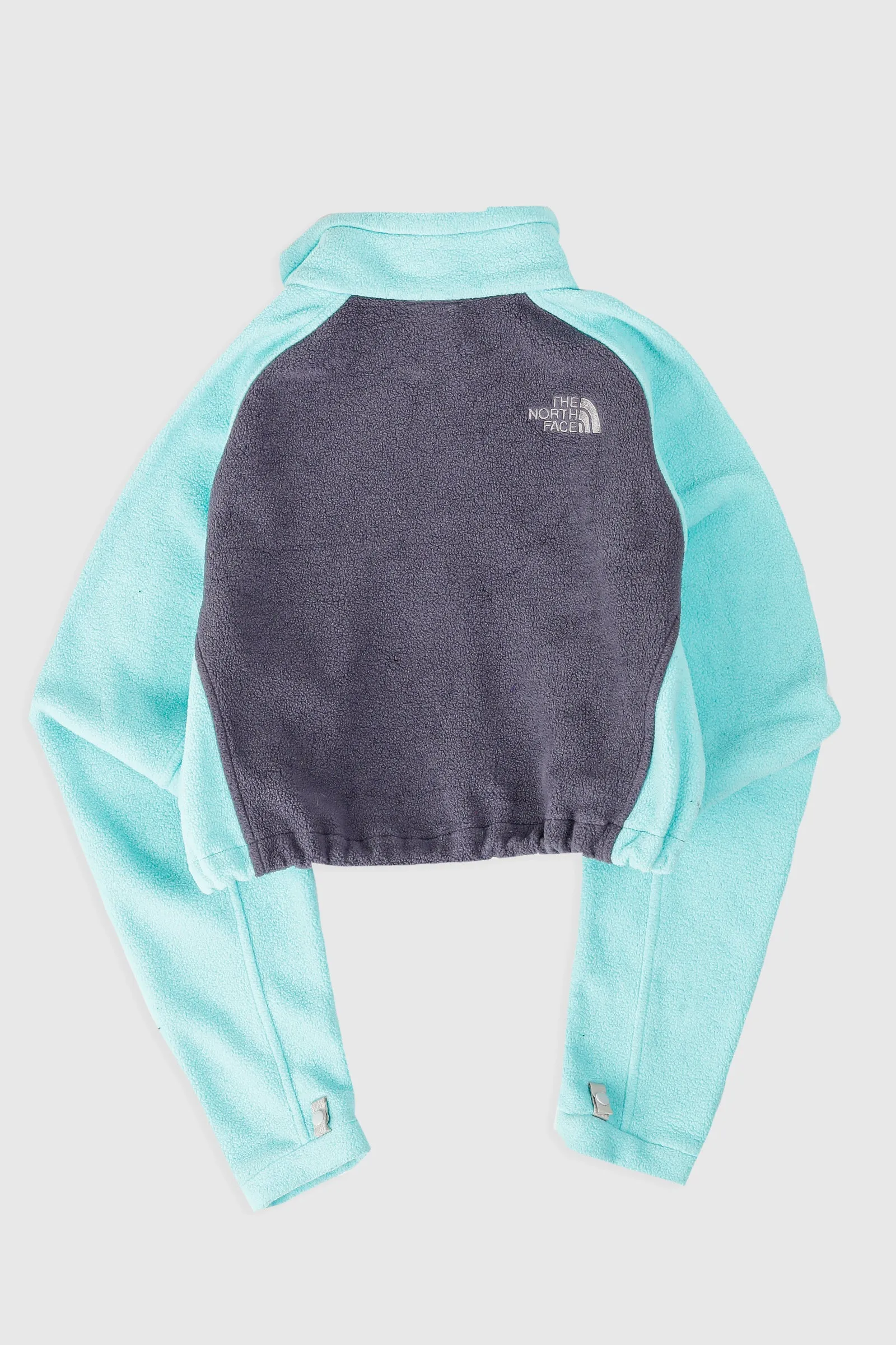Rework North Face Crop Fleece Jacket - XL