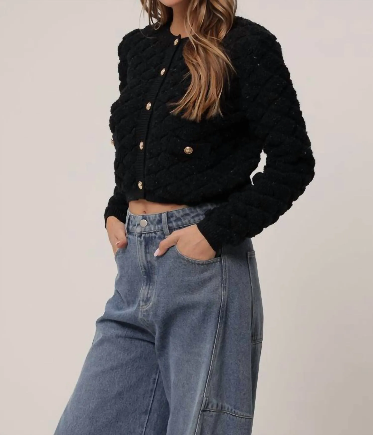 Rhys Longsleeve Sweater In Black