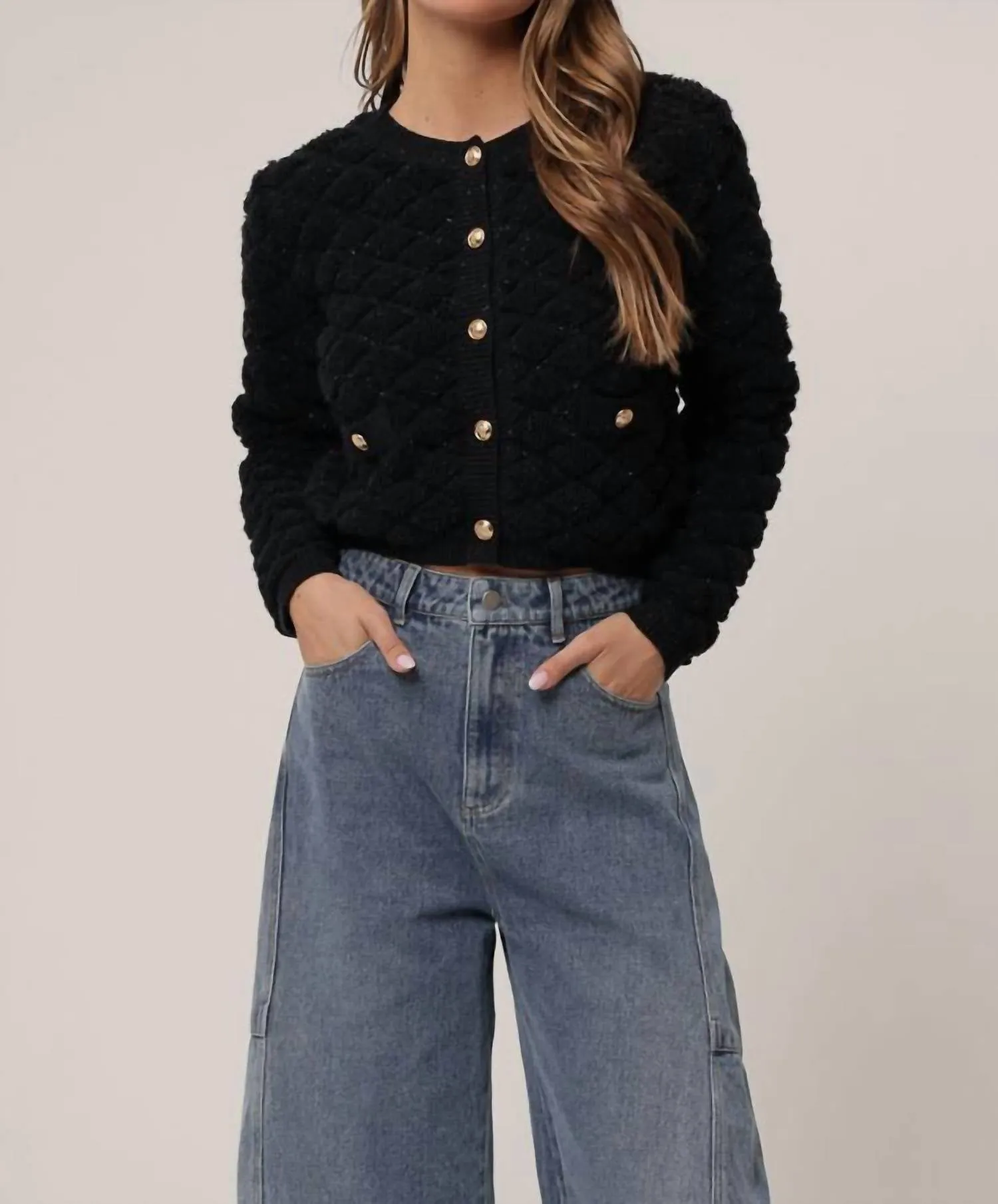 Rhys Longsleeve Sweater In Black