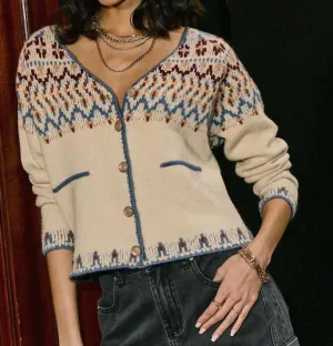 Rima Cardigan In Oat