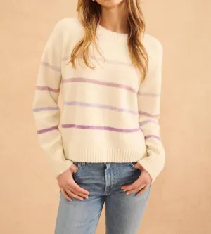 Roscoe Sweater In Violet Pearl