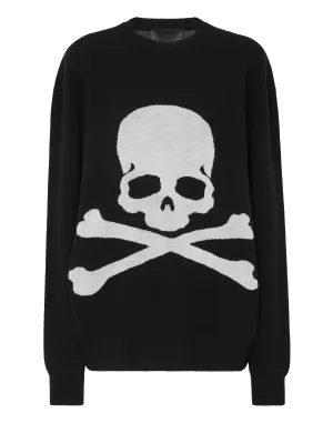 Round Neck Pullover LS Skull&amp;Bones