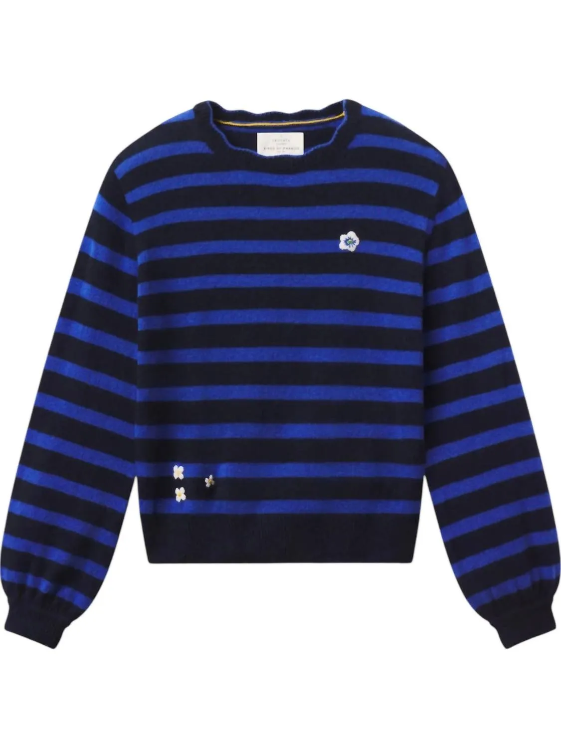 Ryann Sweater In Navy/blue Stripe