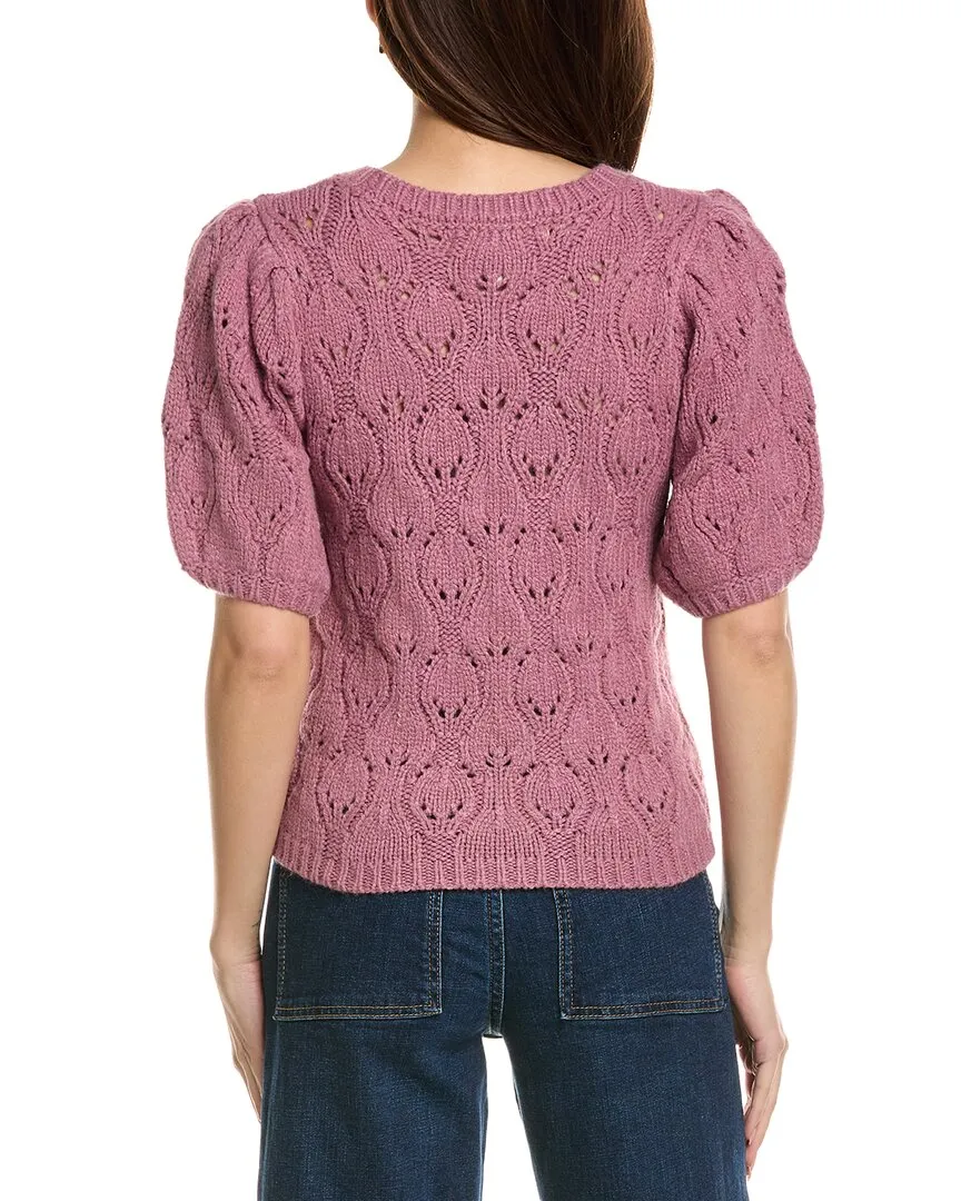 Saltwater Luxe Pointelle Sweater