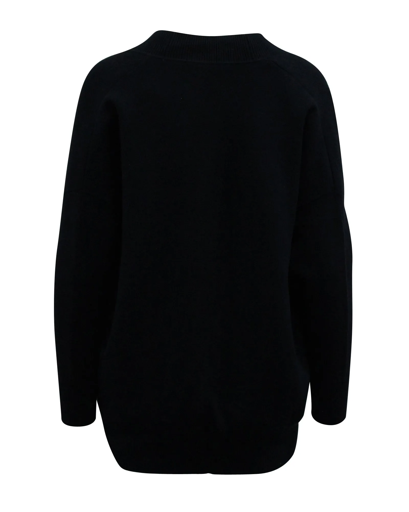 Sandro Paris Cardigan in Navy Blue Viscose