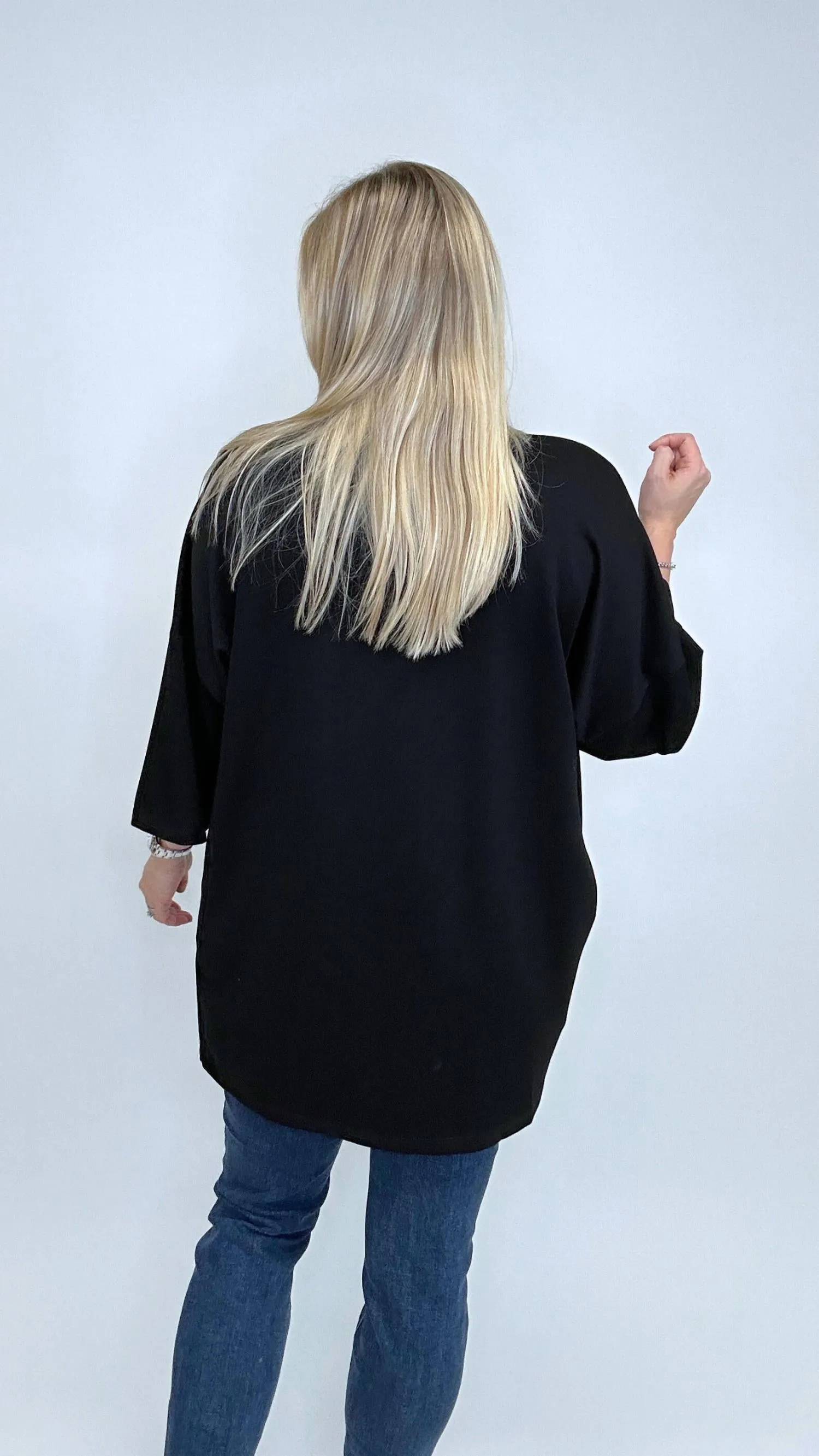 Scuba Modal Cardigan In Black