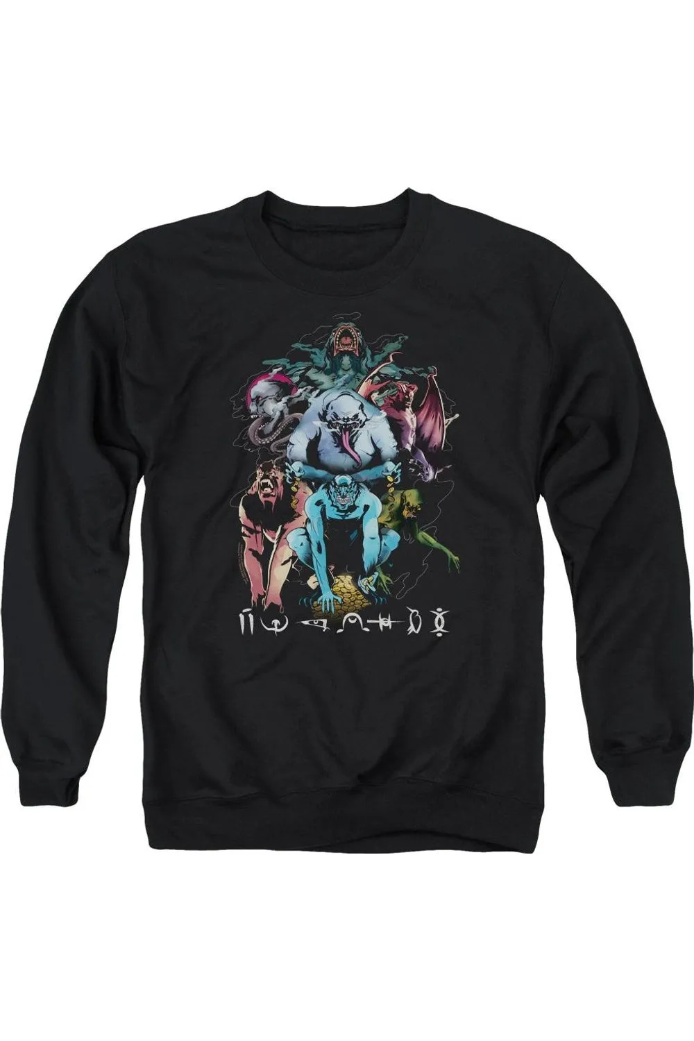 Shazam Movie Sins Adult Crewneck Sweatshirt