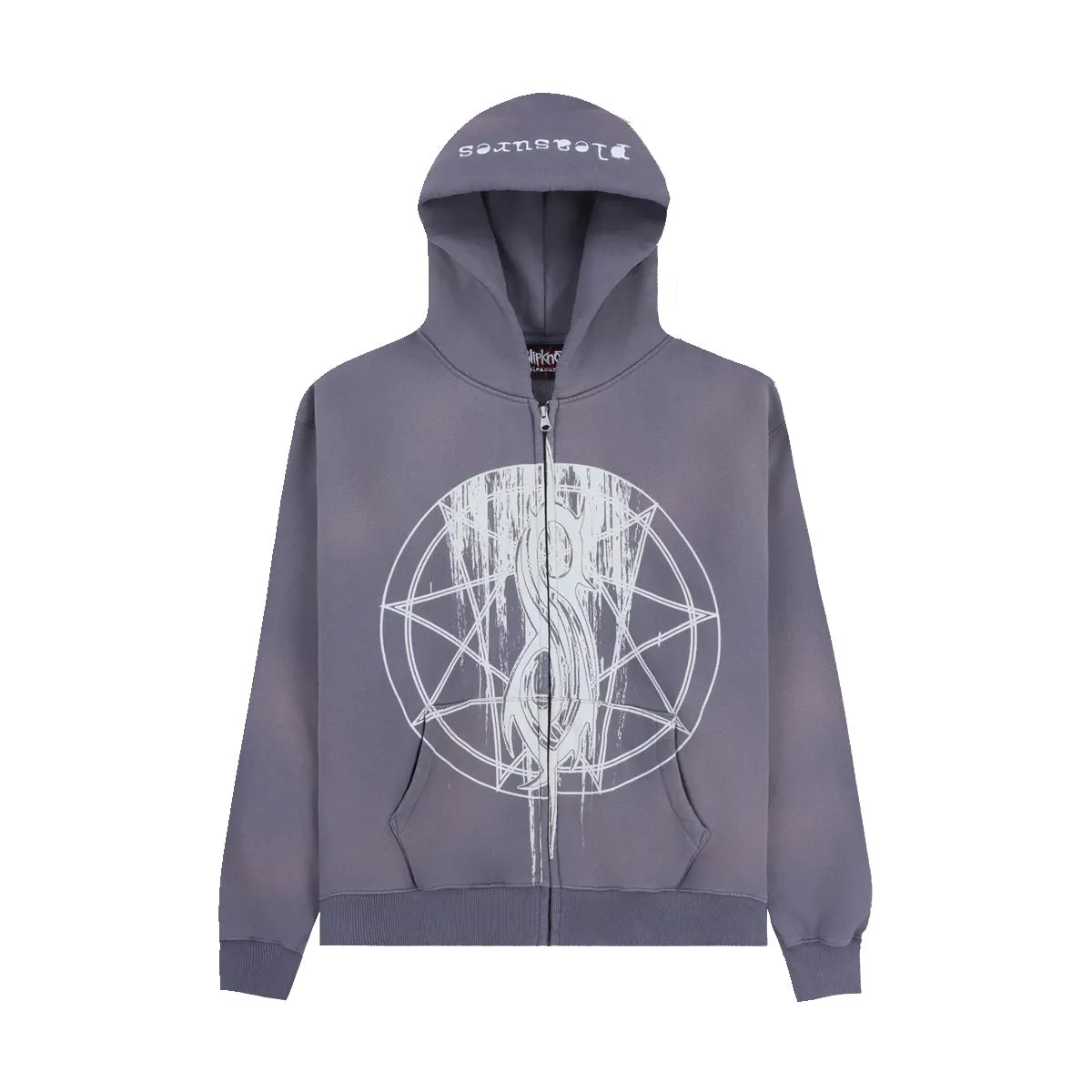   Slipknot Nonagram Zip Hoodie 'Smoke'