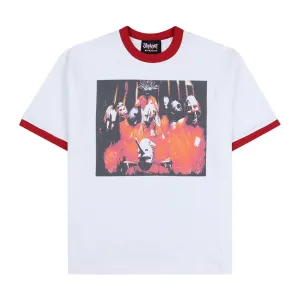   Slipknot Self Titled Ringer Shirt 'White'