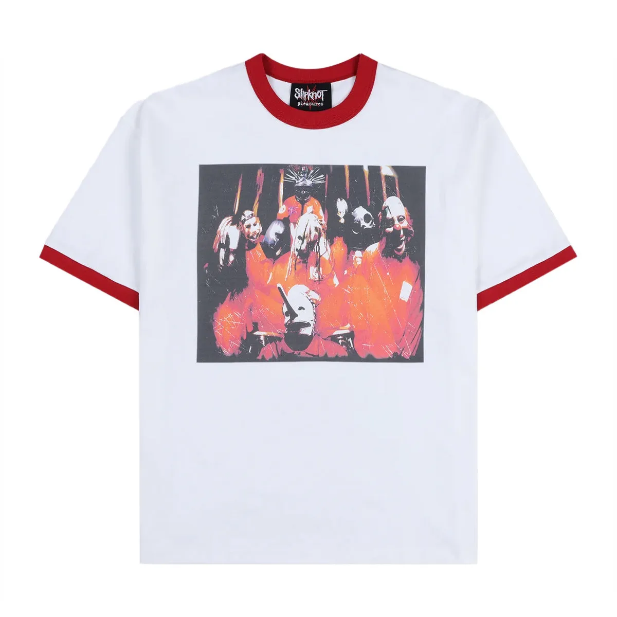   Slipknot Self Titled Ringer Shirt 'White'