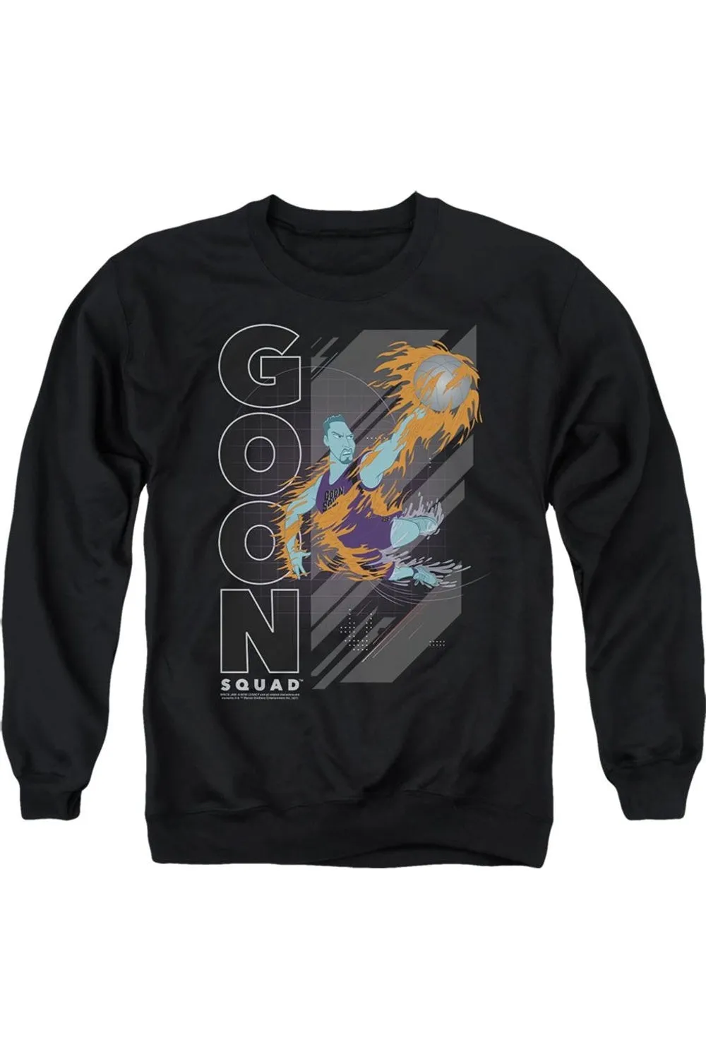 Space Jam 2 Wet Fire Adult Crewneck Sweatshirt