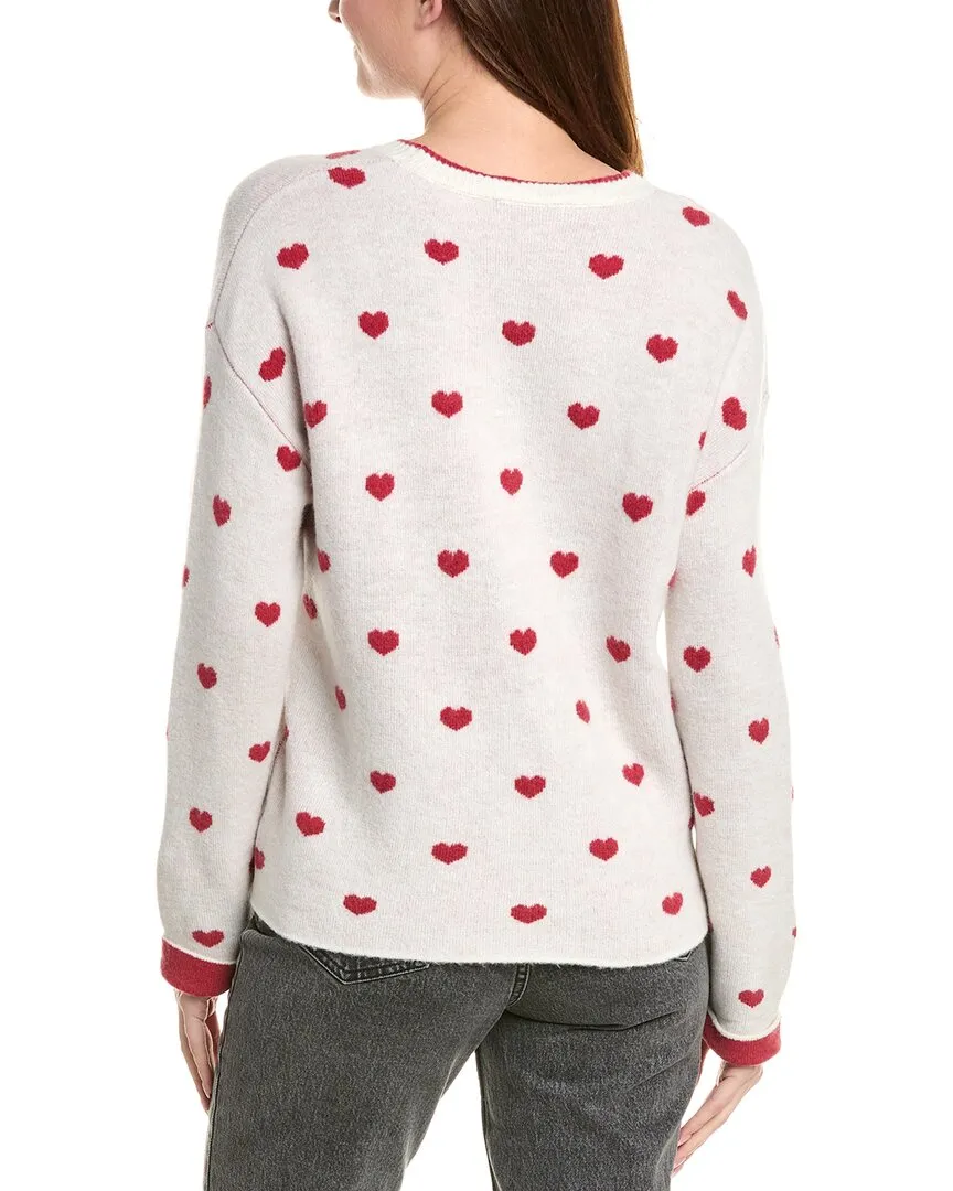 Splendid Lolly Hearts Wool-Blend Sweater