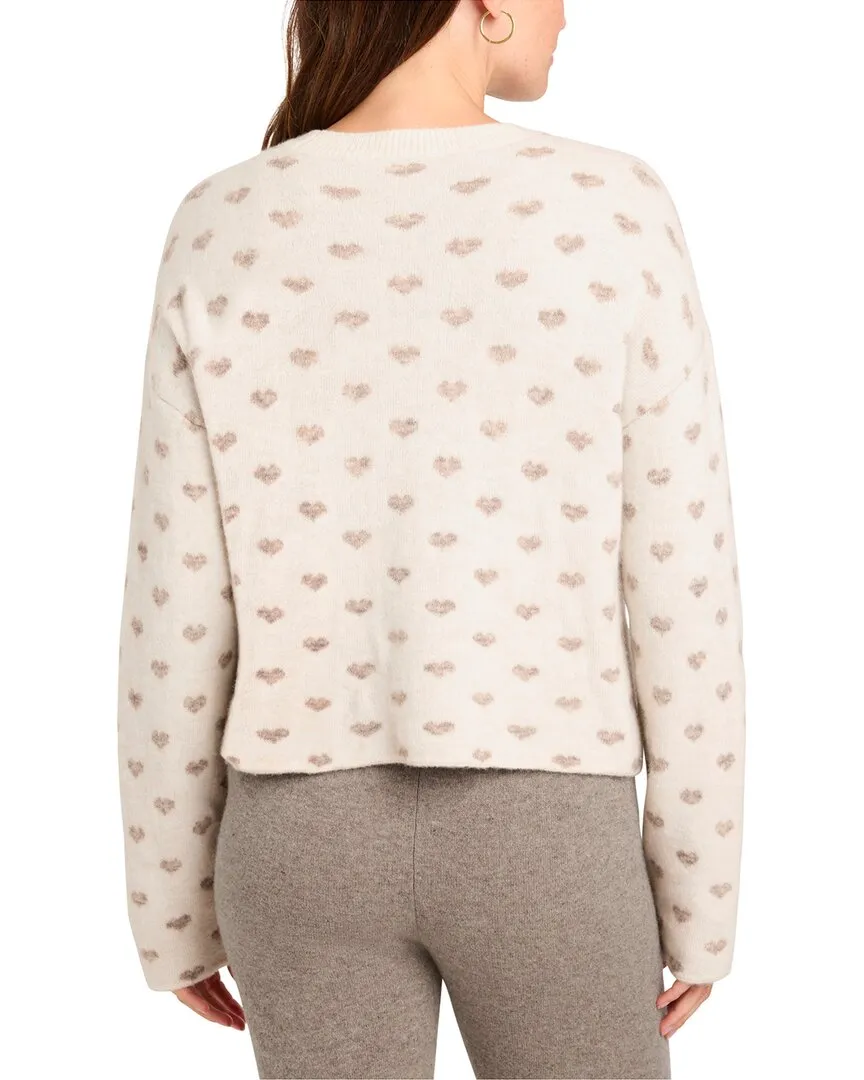 Splendid Lolly Hearts Wool-Blend Sweater