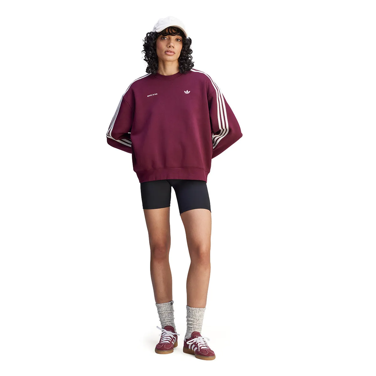   Sporty & Rich Sweatshirt 'Merlot'