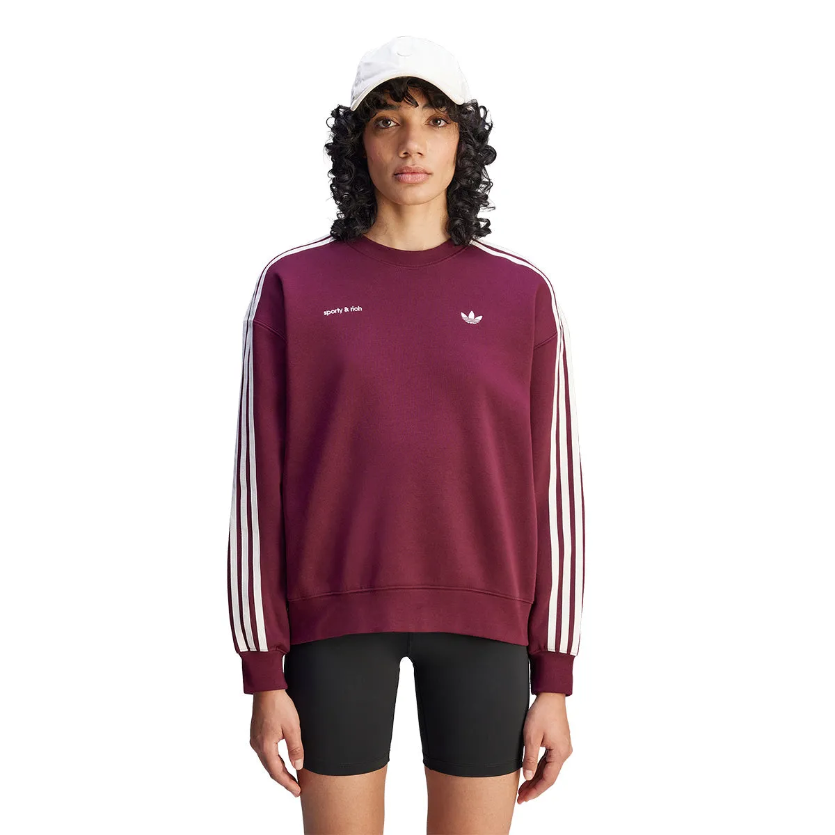   Sporty & Rich Sweatshirt 'Merlot'