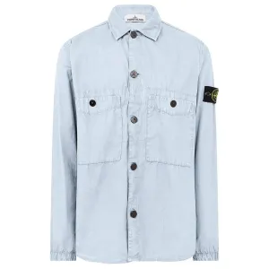Stone Island Brushed Cotton Overshirt